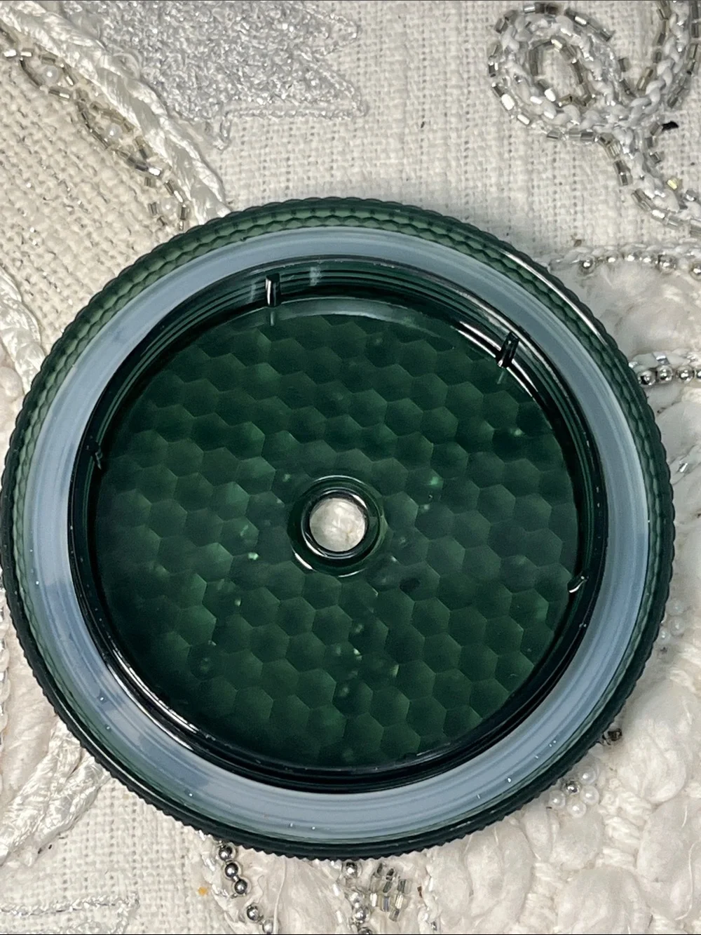 Starbucks Dark Green Studded Cold Cup Tumbler 24 oz NWOT with Straw